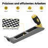 Wiltec Plasterboard Plane 250 mm with Rasp File, Edge Planer