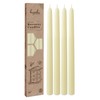 Hyoola 14" Beeswax Taper Candles - 14 Hour Burn Time