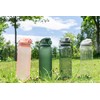 Teentumn Time Marker Water Bottle 30 oz with Push Button