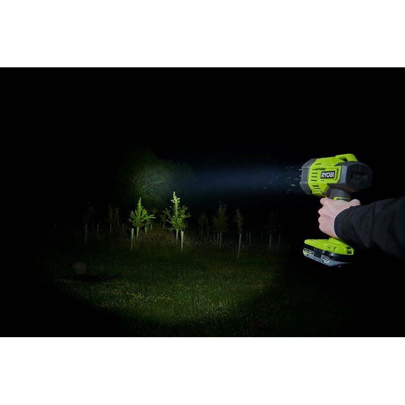 RYOBI RLS18-0 18V ONE+ Cordless Spotlight (Bare Tool), Hyper Green