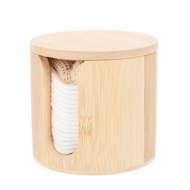 NOLITOY Makeup Removal Bamboo Tube Set 10 Face Cleaning Pads Reusable Cotton Rounds for Soft Applicati