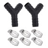 Fokmuaex 2 PCS Universal Drain Hose Y Connector 16mm &
