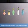 Chaofatchoy Mini Vase Magnets for Fridge - Set of 5