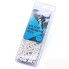VOANZO Bicycle Chain, Electroplated Silver Rust-proof Mountain Road Bike Chain,