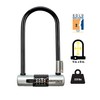 Kryptonite KryptoLok Combo Bike U-Lock, Anti-Theft Security, 12.7mm Steel Shackle,