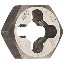 Ichinen Access Thread Master Tap Dice, Hex Dice, M0.4 x 0.05 inches (10 x 1.25 mm), 22239 Hex Size 0.8 inches (21 mm) (Alloy Tool Steel)