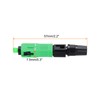 QUARKZMAN SC/APC Fiber Optic Quick Connectors Single Mode Embedded SC