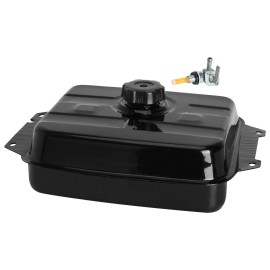 Unbranded 6L Metal Gas Fuel Tank for Four Wheeler Go Kart Buggy Taotao 125 150 200cc 250cc