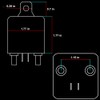 irhapsody Relay 120A, 24V Continuous Duty SPST 4-pin High Power