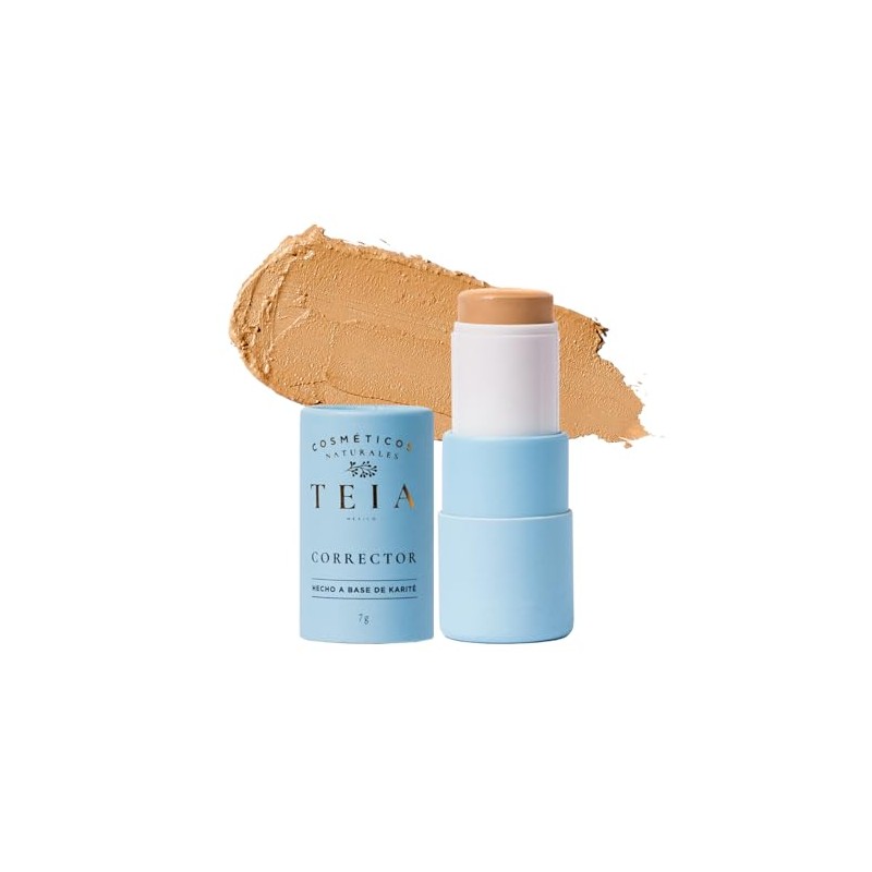 TEIA COSMETICOS, corrector de ojeras en barra hidratante de ingredientes
