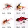 64pcs Fly Fishing Flies Fly Fish Lure Kit Fly Fishing