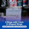 Magnético 3 Ring Binder Mecanismo para colgar 8.5 x 11