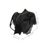 Sosoport Bat Swing Backpack Leather Satchel Fashionable Bat Design Comfortable
