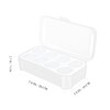 Yardwe Plastic Storage Bins 8 Eggs Storage Box Egg Protection