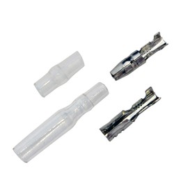 [Set of 10] Giboshi Terminal Set, 0.01 inch (3.5 mm) (0.3 - 1.25 sq sq) Male/Female with Insulated Sleeve