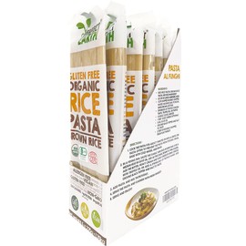 Gluten-Free Rice Pasta Brown Rice Organic JAS Certified Additive-Free Organic Low Carb Rice Flour Pasta PERFECTEARTH (Perfect Earth) 225 Grams (x 6)