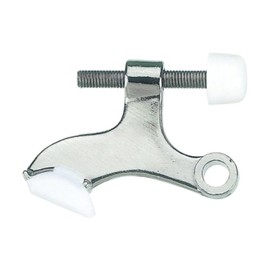 Designers Impressions Satin Nickel Heavy Duty Hinge Pin Adjustable Door Stop : 3576