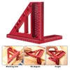 3D Carpenter Square with Degrees Scriber, 22.5-90 Degree Drawing Line