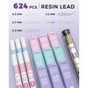 Four Candies 36PCS Aesthetic School Supplies, Mechanical Pencils 0.5mm, 0.7mm,