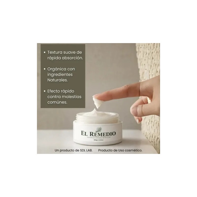 El Remedio Pomada Para Molestias Con 2 Piezas De 100gr
