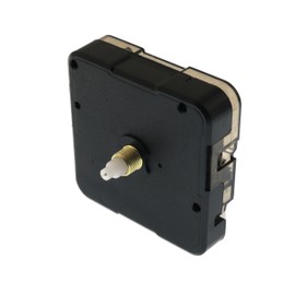 Maxmoral Clock Mechanism Replacement 0.51 inch Silent Wall Clock Movement Quartz Clock Movement DIY Movement Replacement Thread DIY Silent Movement Mechanism Replacement Black