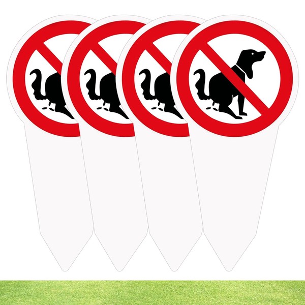 NLONLL No Dog Toilet Sign 30 x 15 cm Sign