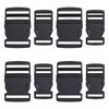 VGOL 8PCS Plastic Quick Side Release Buckle Clips Contoured Side