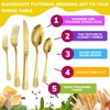 Vilihkc Unique engraved pattern design Silverware Set,20 Piece Stainless Steel