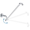 Brass 16 Inch Shower Head Extension Arm with Lock Joints,