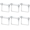 Locking Pin 6 Pieces Square Rectangle Cotter Pins, 4.5 x