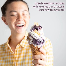 Savannah Bee Company Pure Raw Acacia Honeycomb - All Natural, Edible and Unfiltered Honeycomb - Mini 5.6 Ounce