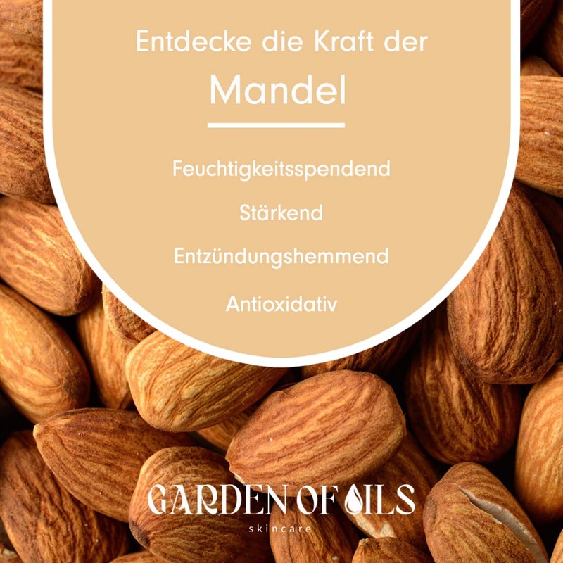 Organic Almond Oil - Garden of Oils - Made in