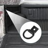 TUCKBOLD Car D-Ring Mounting Strap Rings 1/4 Inch Multi-Purpose Anchor
