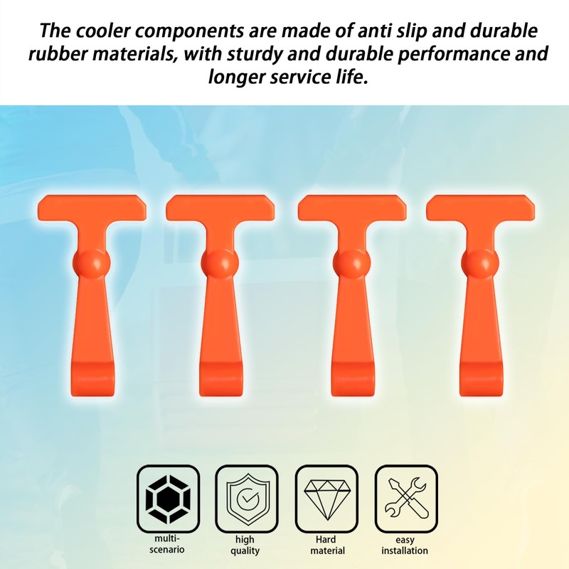 4 Pack Heavy Duty Cooler Latches Compatible with YETI RTIC