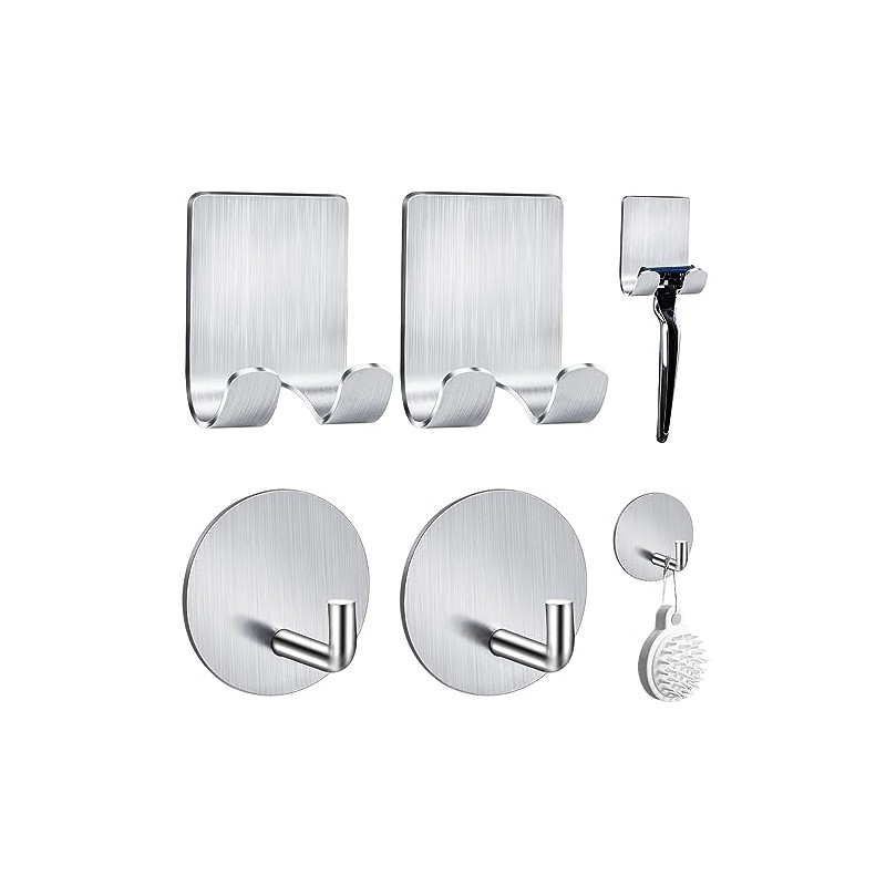 ZukoCert Paquete de 2 soportes de afeitar para ducha +