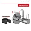 Kirchhoff Design Universal Angle Valve with Quick Release Angle Control