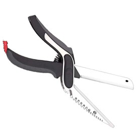 All Purpose Kitchen Salad Scissors, Stainless Steel Food Vegetable Carrot Cutter, Dishwasher Safe Meat Cutting Shears, 6 In 1 Cutter Salad Chopper