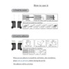 NOTMBESTM Power Strip Holder, 2 Set Power Strip Wall Mount,