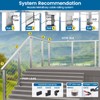 Muzata 400 ft 1/8" Stainless Steel Cable Railing System Hardware