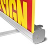 Anley 39 x 81 IN Retractable Roll-Up Banner Stand with