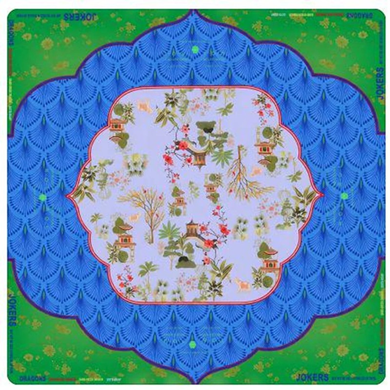 Foldable Mahjong Table Mat Thick Cushion Silent Anti Slip Waterproof