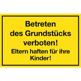 Metafranc Safety Sign / Signs / Information Sign / Prohibition Sign / No Holding Sign / No Parking / Land Marking / Commercial Marking, 300 x 200 mm