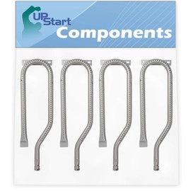 UpStart Components 4-Pack BBQ Gas Grill Tube Burner Replacement Parts for Duro 720-0584A - Compatible Barbeque 15 3/4" Stainless Steel Pipe Burners
