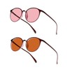 BRADDELL Indoor FL-41 Rose & Outdoor FL-60 Brown Tinted Migraine