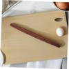 NOLITOY 2pcs Wooden Rolling Pin Nonstick Dough Rollers for Baking