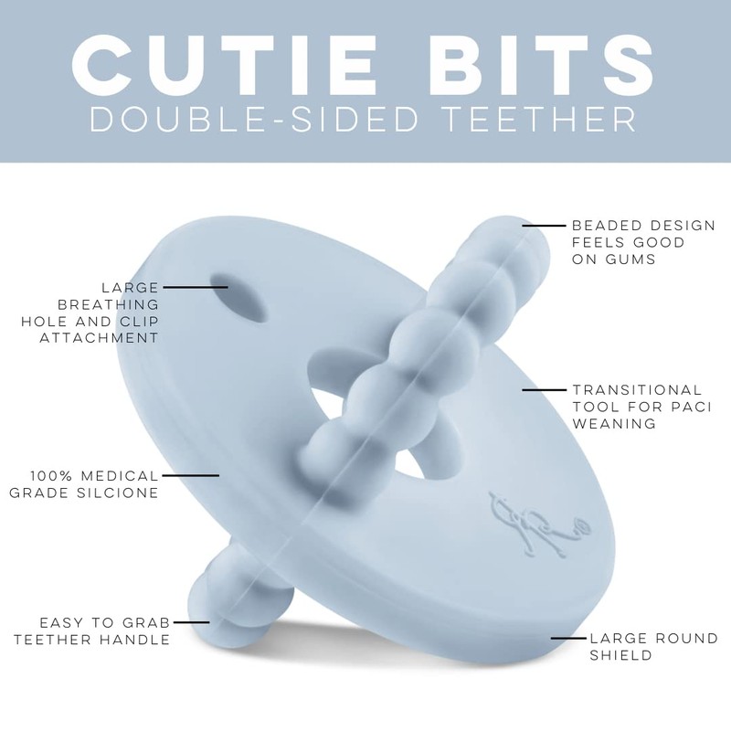 Ryan and Rose Cutie Bit Teether (Blue)