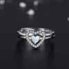 VIKI LYNN Created Opal Ring Set 925 Sterling Silver 3