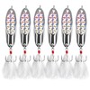 Metal Spoon Fishing Lures 10pcs Spinner Baits for Trout Bass