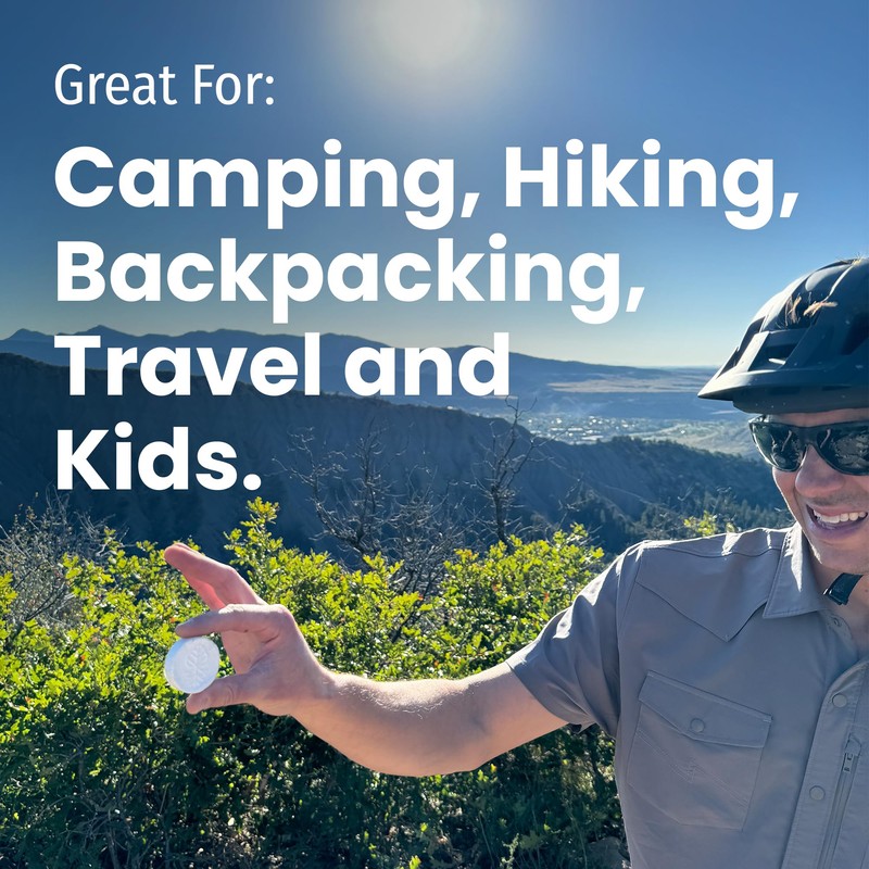 PACT Wipes for Camping and Backpacking (25-Pack) | Compressed Extra