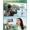 2026 Upgraded 4K Digital Camera for Photography, Dual Lens Autofocus